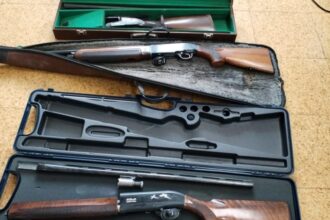 Homem de Almeirim é Flagrado com Armas e Acusado de Violência Doméstica